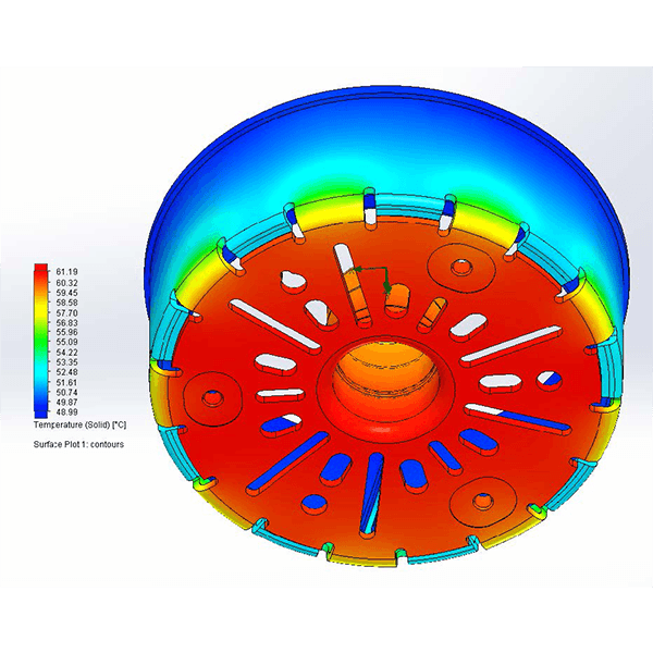 Raffreddamento e riscaldo del pezzo o del fluido