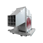 Centrifigual wind simulator - single stage series