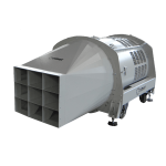 Axial wind simulator - Single stage series