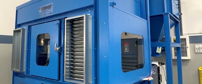 modulo di sabbiatura robotizzato