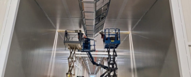 cabina di verniciatura lunga 120 metri